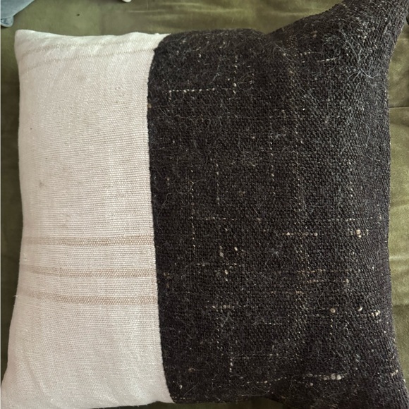 1 Turkish Wool Pillow Insert Vintage Boho Decor - Picture 4 of 8